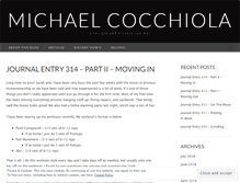Tablet Screenshot of michaelcocchiola.com